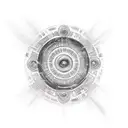 Interstellar Black Hole tattoo design idea