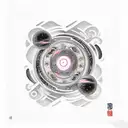 Interstellar Black Hole tattoo design idea