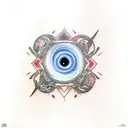 Interstellar Black Hole tattoo design idea