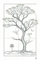 tree afrocentric design featuring tattoo design idea