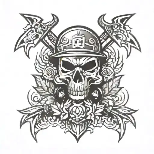 commando tattoo design idea