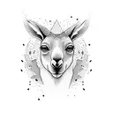 kangaroo tattoo design idea
