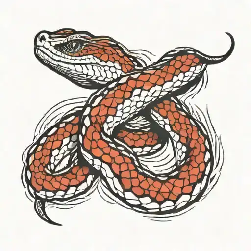 gaboon viper tattoo design idea