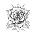 Flowers crown around arm tattoo design idea