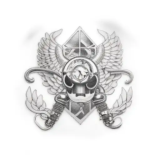 memorial piece for my uncle who rides harley davidson motorycycles  tattoo design idea