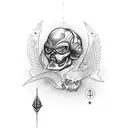 captain daddy  tattoo design idea