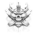 captain daddy  tattoo design idea
