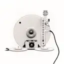 subwoofer, record player, sacaphone tattoo design idea