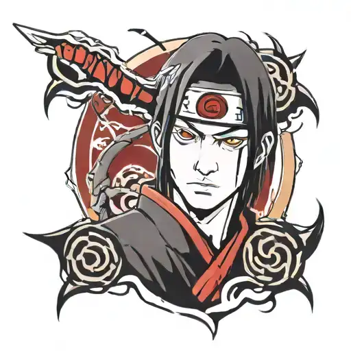 itachi uchiha tattoo design idea