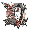 itachi uchiha tattoo design idea