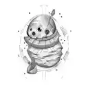 Potato  tattoo design idea