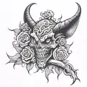 I'll sell my soul to the devil for a night with you tattoo design idea