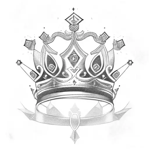 Queen's Crown tattoo design idea