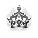 Queen's Crown tattoo design idea