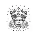 Queen's Crown tattoo design idea