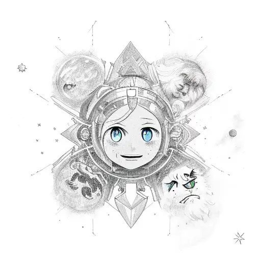 star children from howls moving castle  tattoo design idea