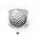 titty golf ball cheese  tattoo design idea