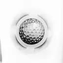titty golf ball cheese  tattoo design idea