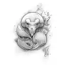 titty tattoo design idea