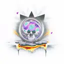 rebirth with blackjack  tattoo design idea