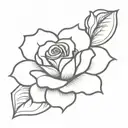 grateful dead rose tattoo design idea