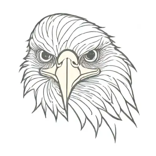 eagle face tattoo tattoo design idea