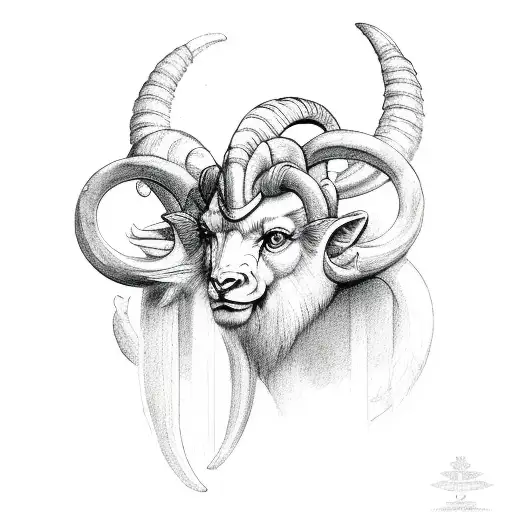 gemini aries tattoo design idea