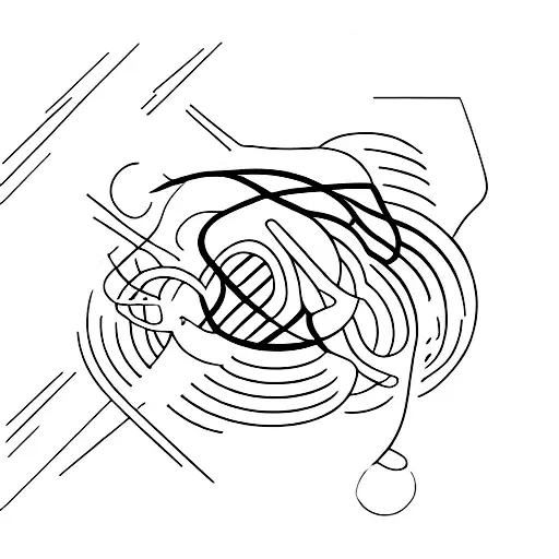 cassett tape with background designs tattoo design idea