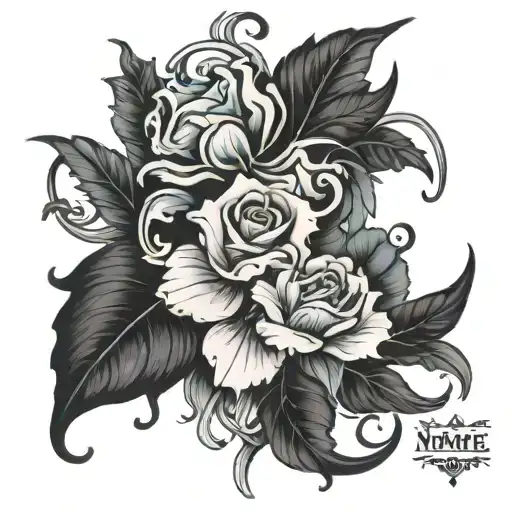 name heather tattoo design idea