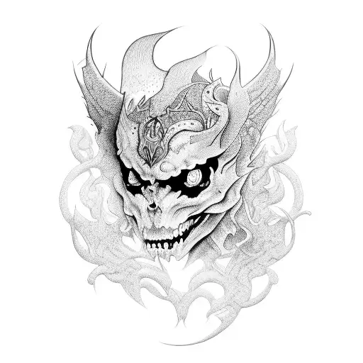 belial tattoo design idea