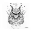 belial tattoo design idea