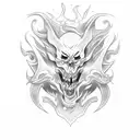 belial tattoo design idea