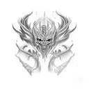 belial tattoo design idea