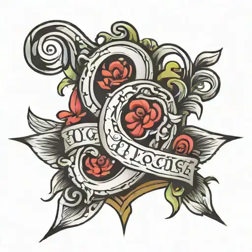letters TTG only letters tattoo design idea