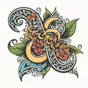 letters TTG only letters tattoo design idea