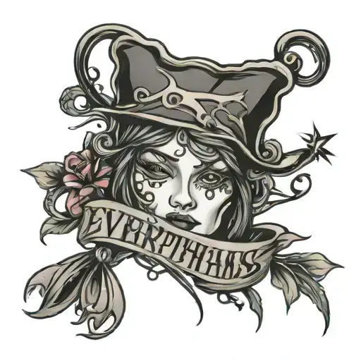 writing saying everything passes tattoo design idea