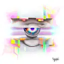 cyber sigilism tattoo design idea
