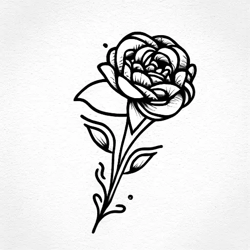 hatchet flowers dazzles tattoo design idea