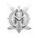 leviathan cross tattoo design idea