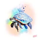 Turtle tattoo design idea