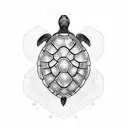 Turtle tattoo design idea