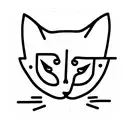 math inspired cat tattoo design idea