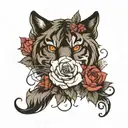 Create a small elegant tattoo that wraps together my strength, my love for the outdoors, and my love for God.   tattoo design idea