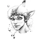 peter pan tattoo design idea