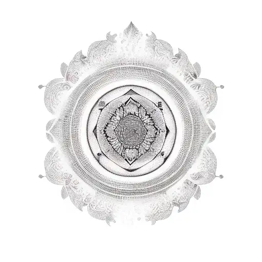 Prithvi written in Sanskrit  tattoo design idea