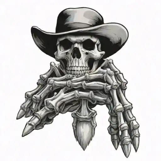 skeleton hand tattoo tattoo design idea