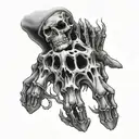 skeleton hand tattoo tattoo design idea