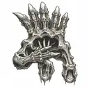 skeleton hand tattoo tattoo design idea