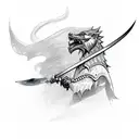 longclaw sword In the game of thrones serie tattoo design idea