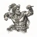 plutus greek god tattoo design idea